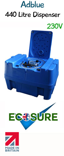 440 Litre Mobile Adblue Dispenser 230V